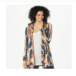 NEW Logo Lounge French Terry Zip Front Hoo…